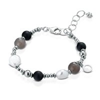 Bracelet Lelune Woman Greige in Pearls LGBR180.CH